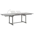 vidaXL Solid Acacia Wood 7-Piece Foldable Garden Dining Set in Gray