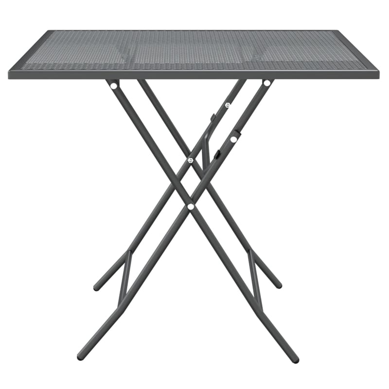 vidaXL Garden Dining Set in Anthracite/Gray
