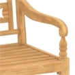 vidaXL Patio Dining Set Natural Wood Solid Teak Wood Medium - Set of 4