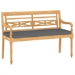 vidaXL Patio Dining Set Teak Fine Sanded Teak Hardwood Medium - Set of 4
