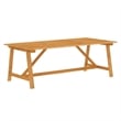 vidaXL Large Solid Acacia Wood Garden Dining Set in Brown