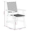 vidaXL Large Solid Acacia Wood Garden Dining Set in Brown