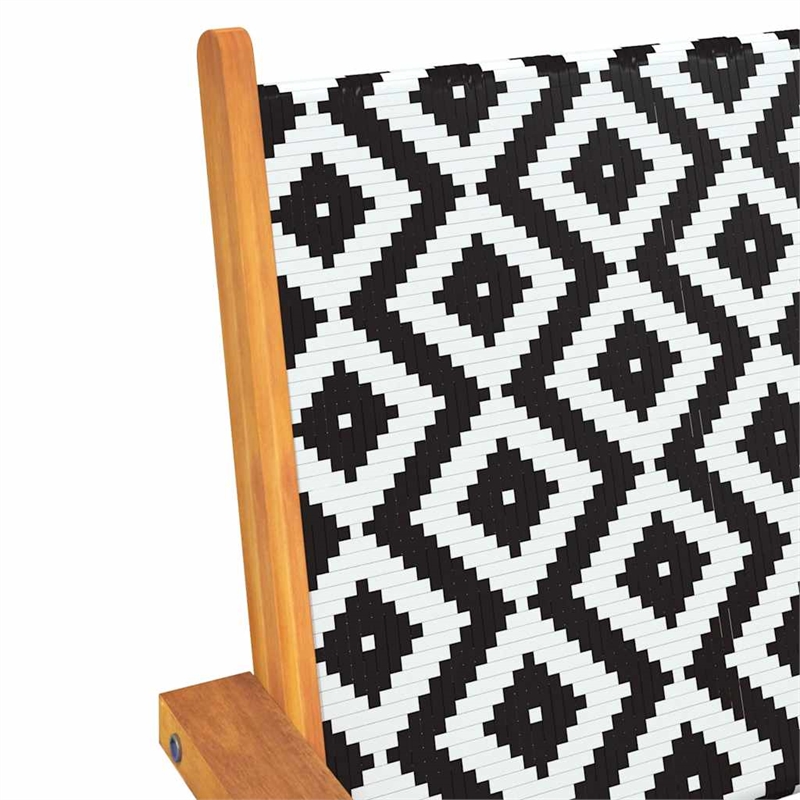 vidaXL Solid Acacia Wood Garden Dining Set in Brown