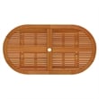 vidaXL Solid Eucalyptus Wood 7 Piece Set Garden Dining Set in Reddish-Brown
