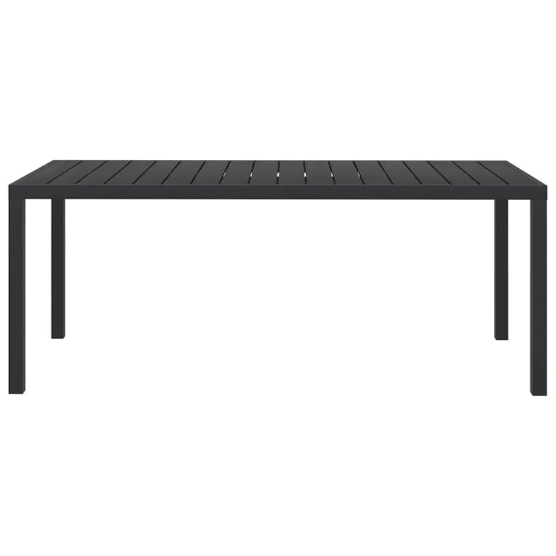 vidaXL Dining Set in Black/Cream White