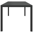 vidaXL Dining Set in Black/Cream White