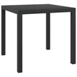 vidaXL PE Rattan Medium Lightweight Dining Set in Black
