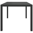 vidaXL Dining Set in Gray/Black/Dark Gray
