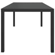 vidaXL 9 Piece Garden Patio Dining Set in Gray