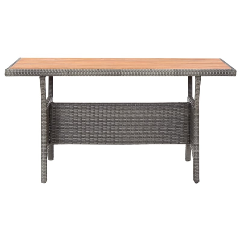 vidaXL 3 Piece  Dining Set in Gray