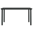 vidaXL Garden Dining Set in Gray and Black