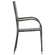 vidaXL Garden Dining Set in Gray and Black