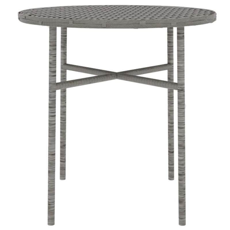 vidaXL Garden Dining Set in Gray/Dark Gray