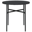 vidaXL 3 Piece  Garden Dining Set in Black