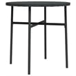 vidaXL 3 Piece  Garden Dining Set in Black