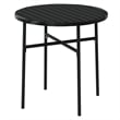 vidaXL Garden Dining Set Poly Rattan in Black