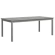 vidaXL Solid Acacia Wood Garden Dining Set in Gray