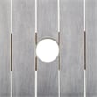vidaXL Solid Acacia Wood Garden Dining Set in Gray