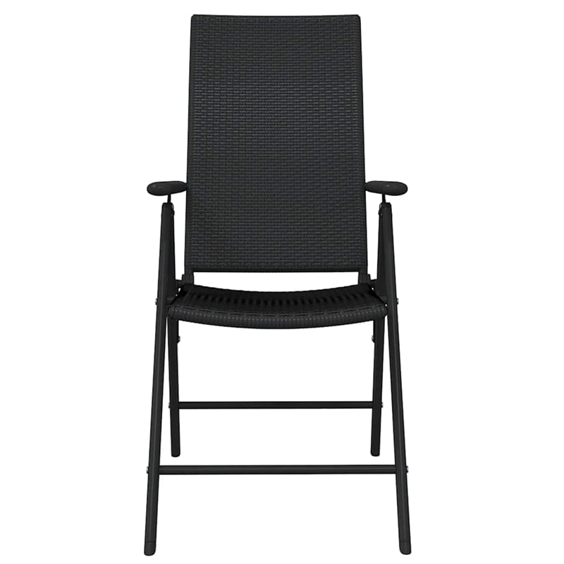 vidaXL Garden Dining Set in Black