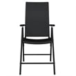 vidaXL Garden Dining Set in Black