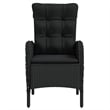 vidaXL Garden Dining Set in Black