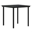 vidaXL Garden Dining Set in Black
