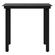 vidaXL Garden Dining Set in Black