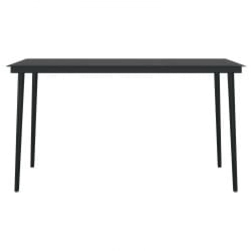 vidaXL Garden Dining Set in Black