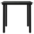 vidaXL Garden Dining Set in Brown and Black