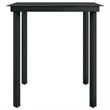 vidaXL Garden Dining Set in Brown and Black