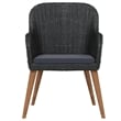 vidaXL Garden Dining Set in Black