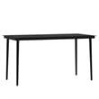 vidaXL Garden Dining Set in Black