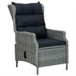 vidaXL Garden Dining Set in Light Gray/Black