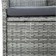 vidaXL 13 PC Garden Dining Set in Gray