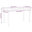 vidaXL Garden Dining Set in Anthracite/Gray