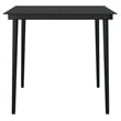 vidaXL Garden Dining Set in Brown/Black