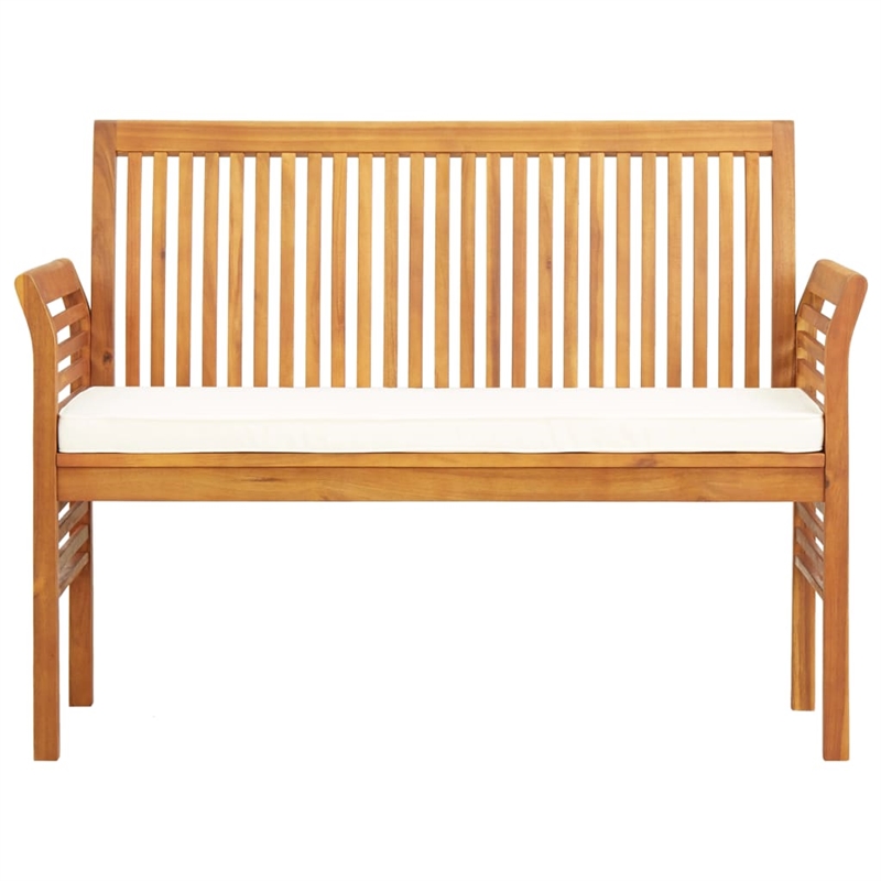 vidaXL Outdoor Dining Set Cream/Brown