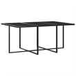 vidaXL Poly Rattan 11 Piece Garden Dining Set in Gray