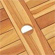 vidaXL Garden Dining Set Natural Teak/Brown