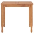 vidaXL Small Patio Dining Set in Teak Wood - Set Of 2