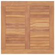 vidaXL Small Patio Dining Set in Teak Wood - Set Of 2