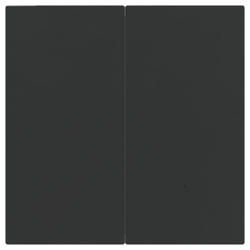 vidaXL 3 Piece  Garden Dining Set in Black/Brown