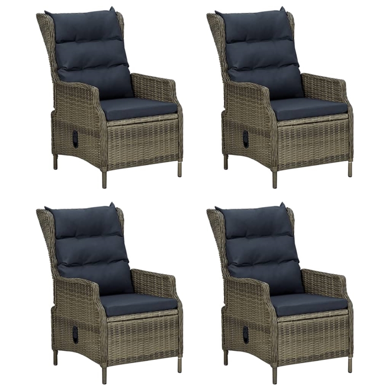 vidaXL Garden Dining Set in Brown