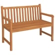 vidaXL Fine Sanded Teak Hardwood Medium Durable Garden Dining Set in Brown