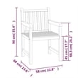vidaXL Solid Teak Wood Medium Durable Garden Dining Set in Brown