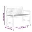 vidaXL Solid Teak Wood Medium Durable Garden Dining Set in Brown