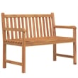 vidaXL Solid Teak Wood Medium Garden Dining Set in Brown