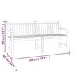vidaXL Solid Teak Wood Large Durable Garden Dining Set in Brown