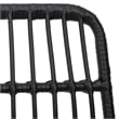 vidaXL Steel Medium Durable Garden Dining Set in Black