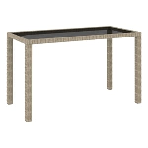 vidaXL Patio Dining Set in Beige/Cream